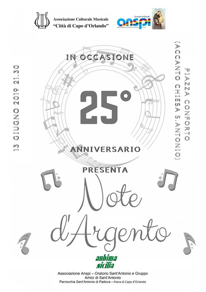 Concerto: Note d'argento - Associazione Culturale Musicale "Città di Capo d'Orlando"