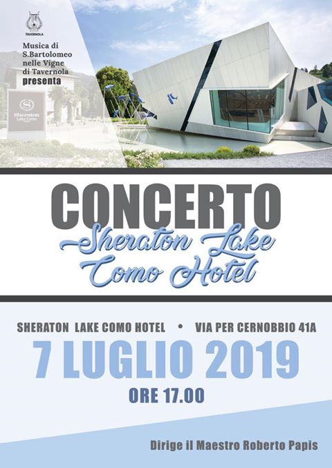 Concerto Sheraton Lake Como Hotel - Musica di S. Bartolomeo nelle Vigne di Tavernola