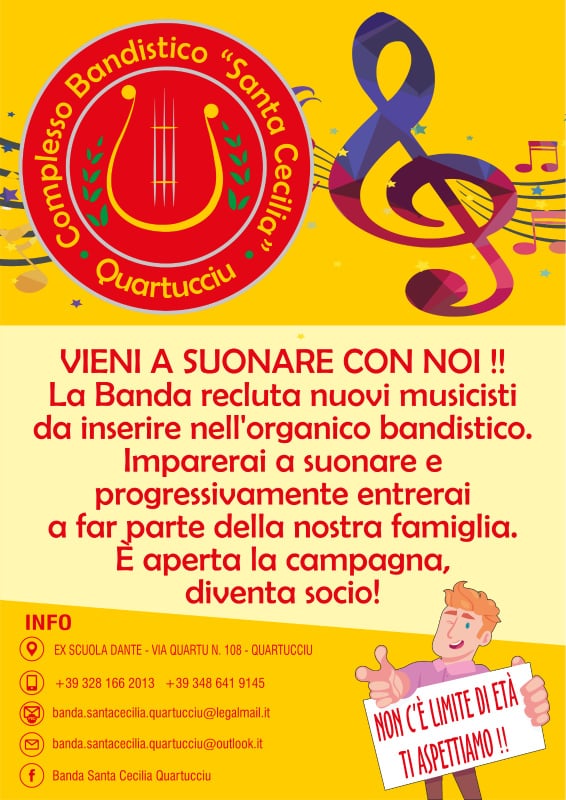 Open Day - Complesso Bandistico "Santa Cecilia " Quartucciu