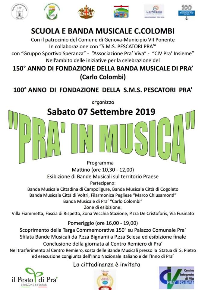 Concerto "Pra' in Musica" - Banda Musicale di Pra' "Carlo Colombi"