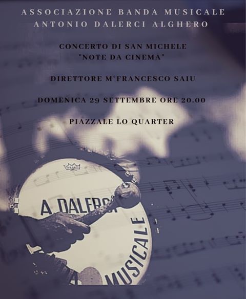 Concerto di San Michele "Note da Cinema" - Banda Musicale "A. Dalerci" di Alghero