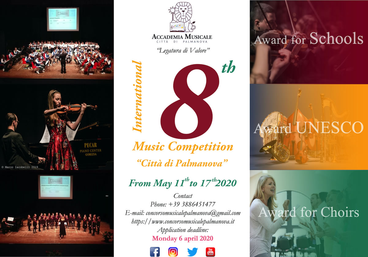 VIII Concorso Musicale Internazionale “Città di Palmanova” (ANNULLATO)