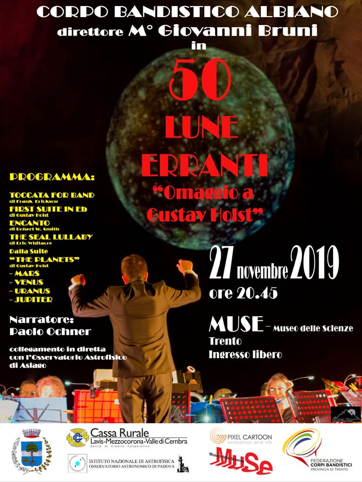 Concerto "50 Lune erranti" omaggio a Gustav Holst - Corpo Bandistico Albiano