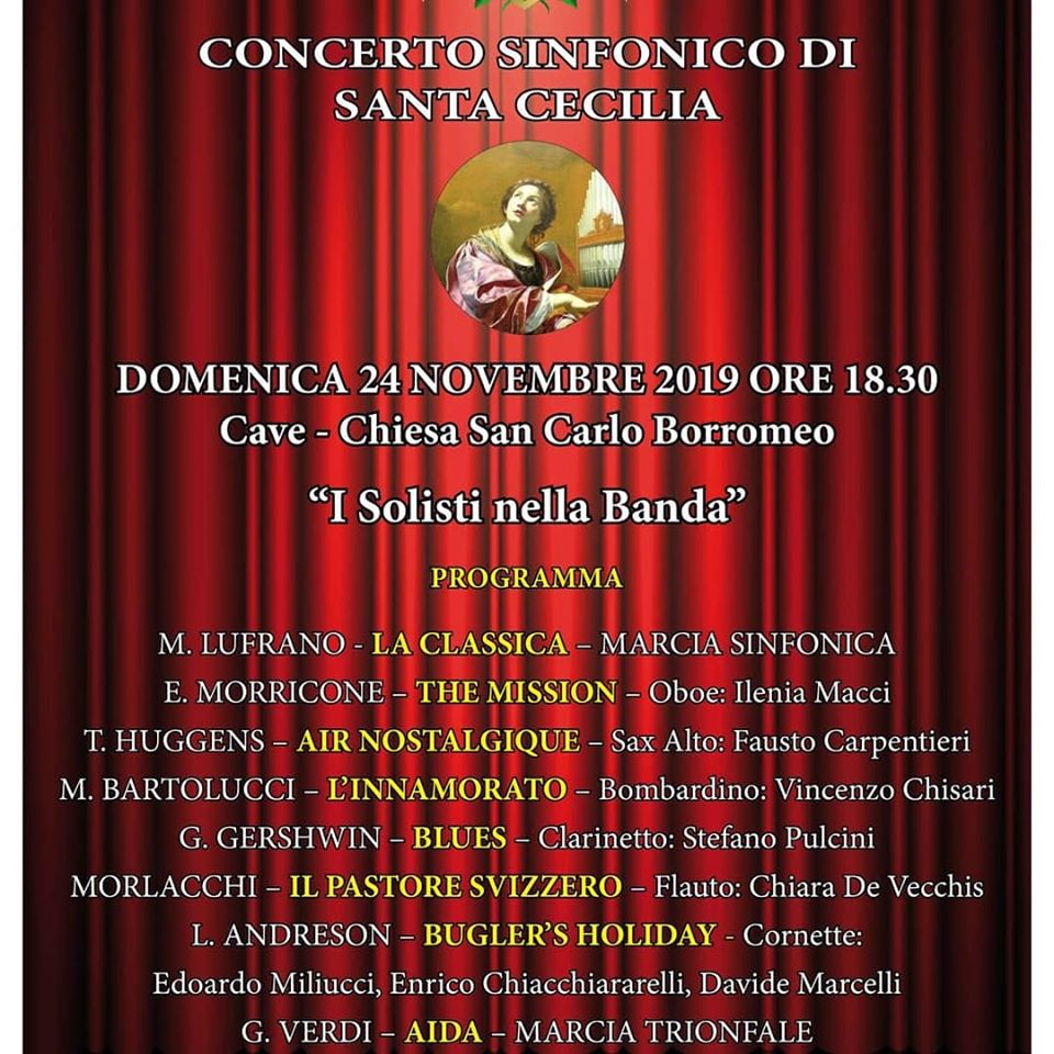 Concerto di Santa Cecilia - Banda G. Puccini Città di Cave