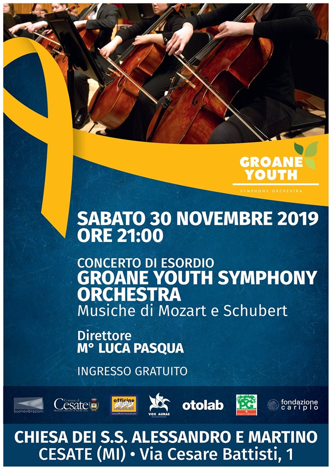 Concerto di esordio Groane Youth  Symphony Orchestra