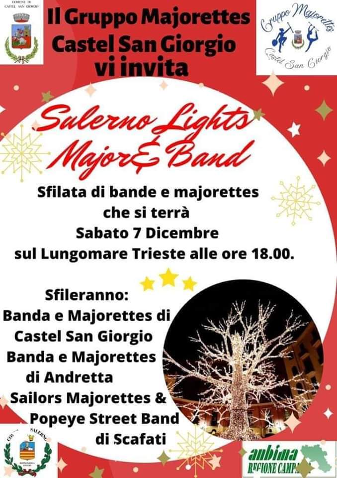 Sfilata "Salerno Lights Major&Band" - Gruppo Majorettes Castel San Giorgio