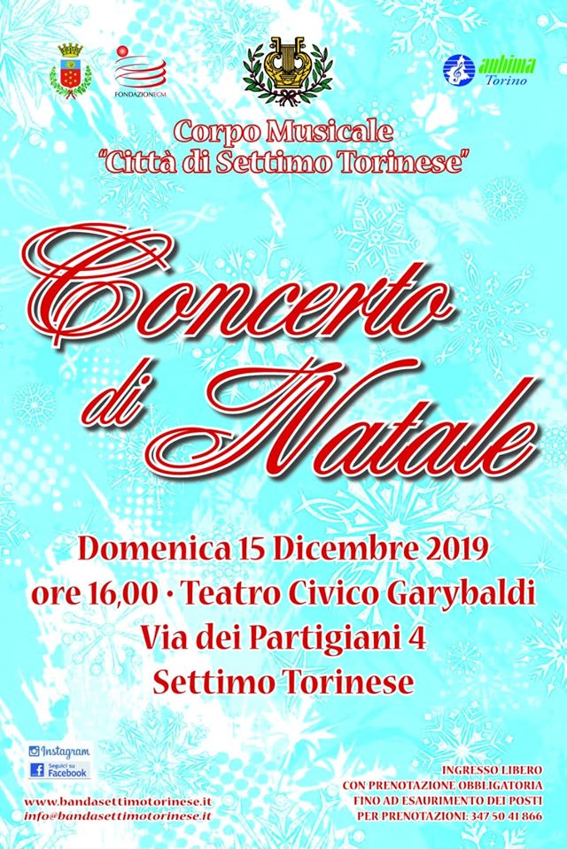 Concerto di Natale - Corpo Musicale "Città di Settimo Torinese"