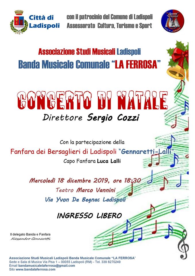 Concerto di Natale - Banda Musicale Comunale "La Ferrosa"