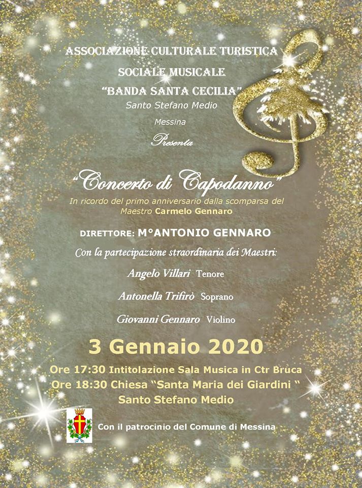 Concerto di Capodanno - Associazione Culturale Turistica Sociale Musicale "Banda Santa Cecilia"
