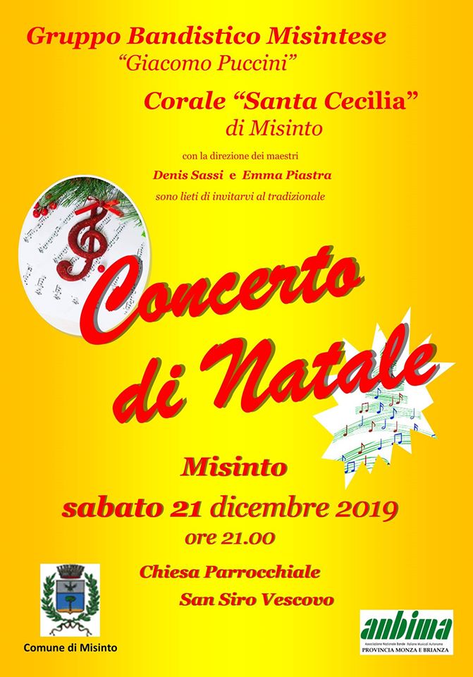 Concerto di Natale - Gruppo Bandistico Misintese "G. Puccini", Corale S. Cecilia