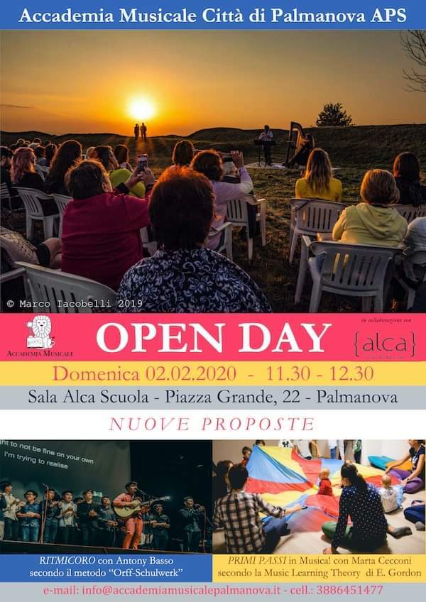 Open Day 2020 - Accademia Musicale Città di Palmanova APS
