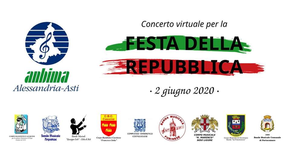 Concerto Virtuale Festa della Repubblica 2020 - Anbima Alessandria-Asti