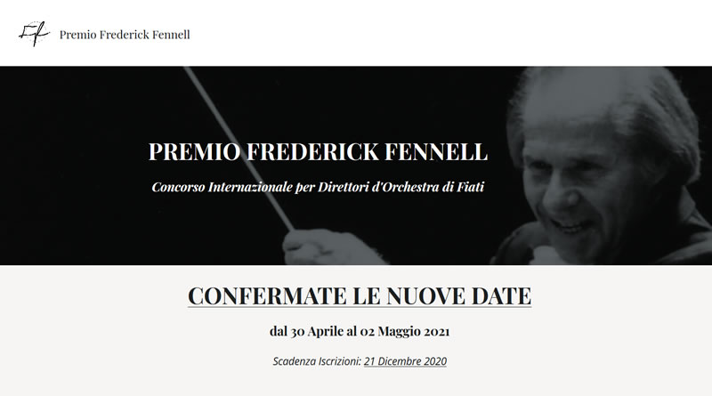 I Concorso Internazionale di Direzione d’Orchestra di Fiati “Premio Frederick Fennell”