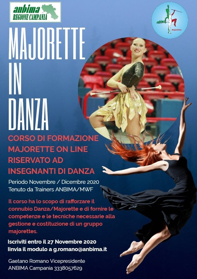 Majorette in Danza - Corso di formazione Majorette On-Line riservato ad insegnanti di danza