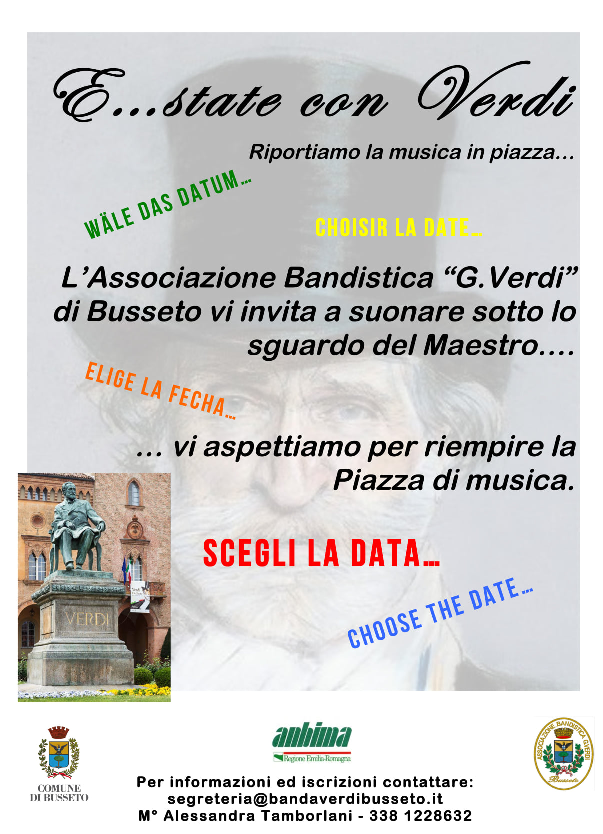 "E...state con Verdi" - Associazione Bandistica "Giuseppe Verdi" APS di Busseto