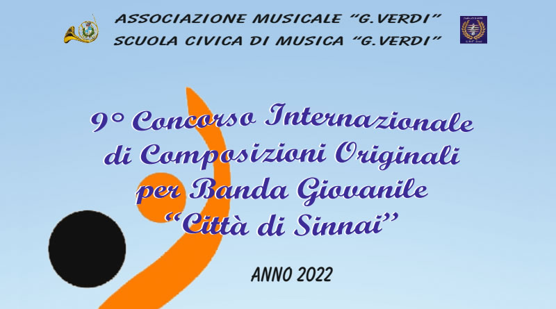 IX Concorso Internazionale di Composizioni Originali per Banda Giovanile “Città di Sinnai”