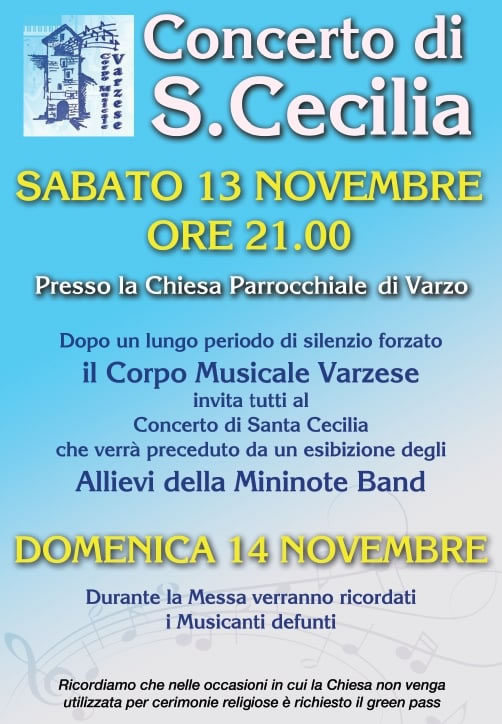 Concerto di Santa Cecilia - Corpo Musicale Varzese