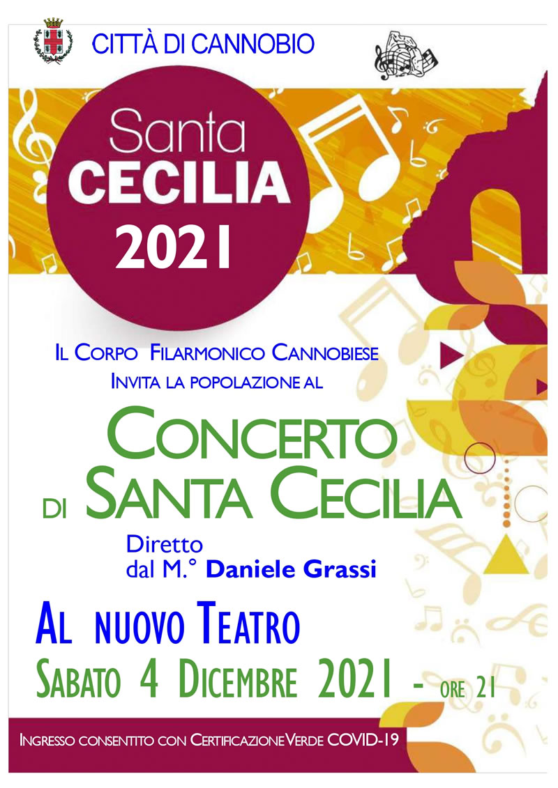 Concerto di Santa Cecilia 2021 - Corpo Filarmonico Cannobiese