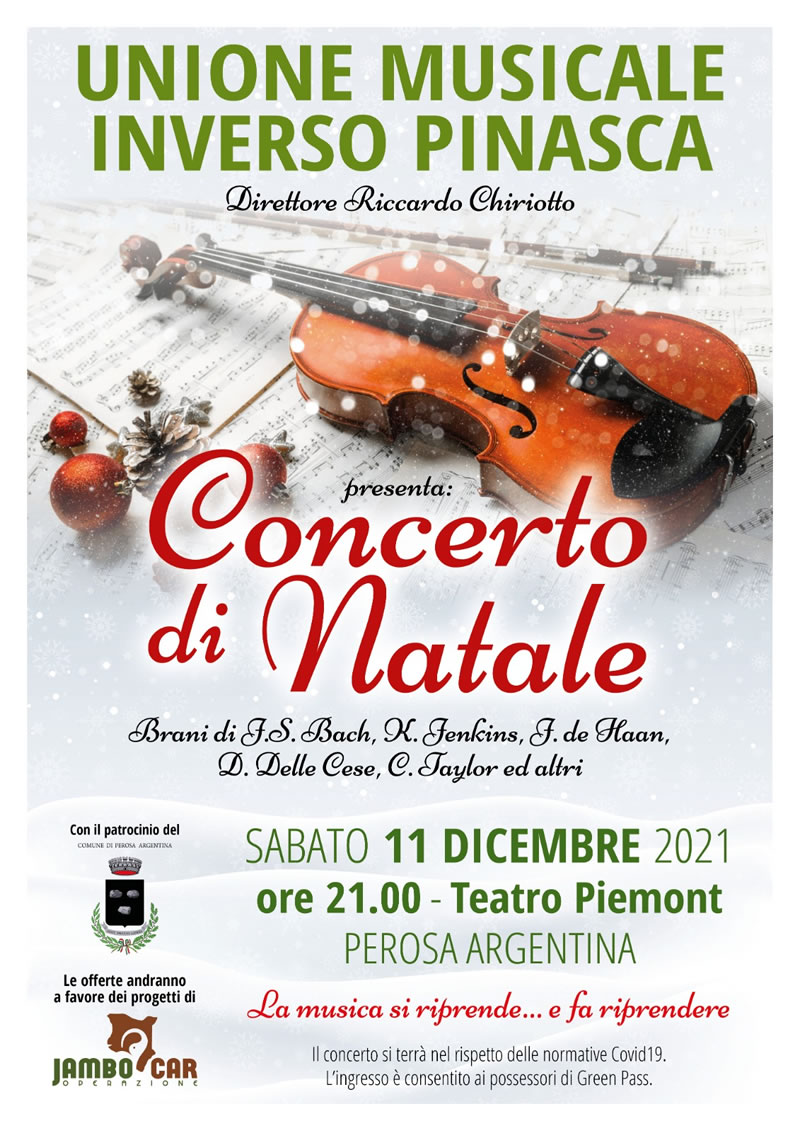 Concerto di Natale - Unione Musicale Inverso Pinasca