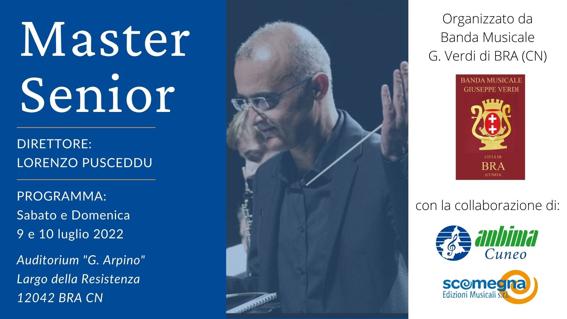 Master Senior con il Maestro Lorenzo Pusceddu - Banda Musicale G. Verdi di Bra