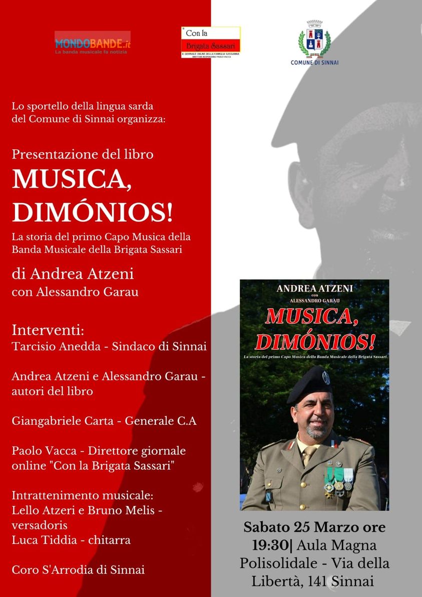 Presentazione del libro "Musica, Dimónios!" di A. Atzeni e A. Garau